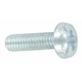 M4 x 12mm Pan Head BZP Machine Screw
